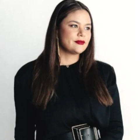 Portrait of Adriana Lacruz, founder and design principal of Lacruz Design Studio