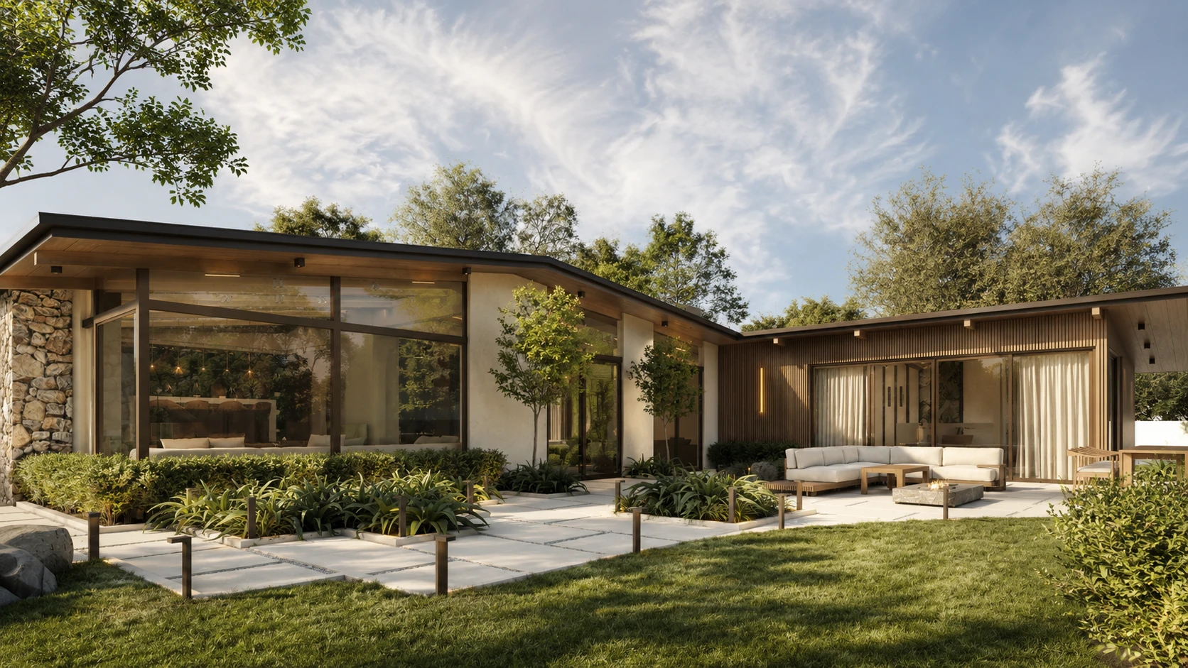 West Ridge Residence façade — Lacruz Design Studio