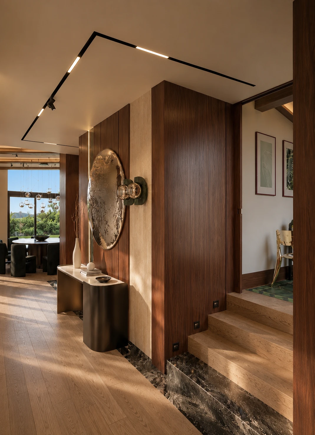 West Ridge Residence entrance — Lacruz Design Studio