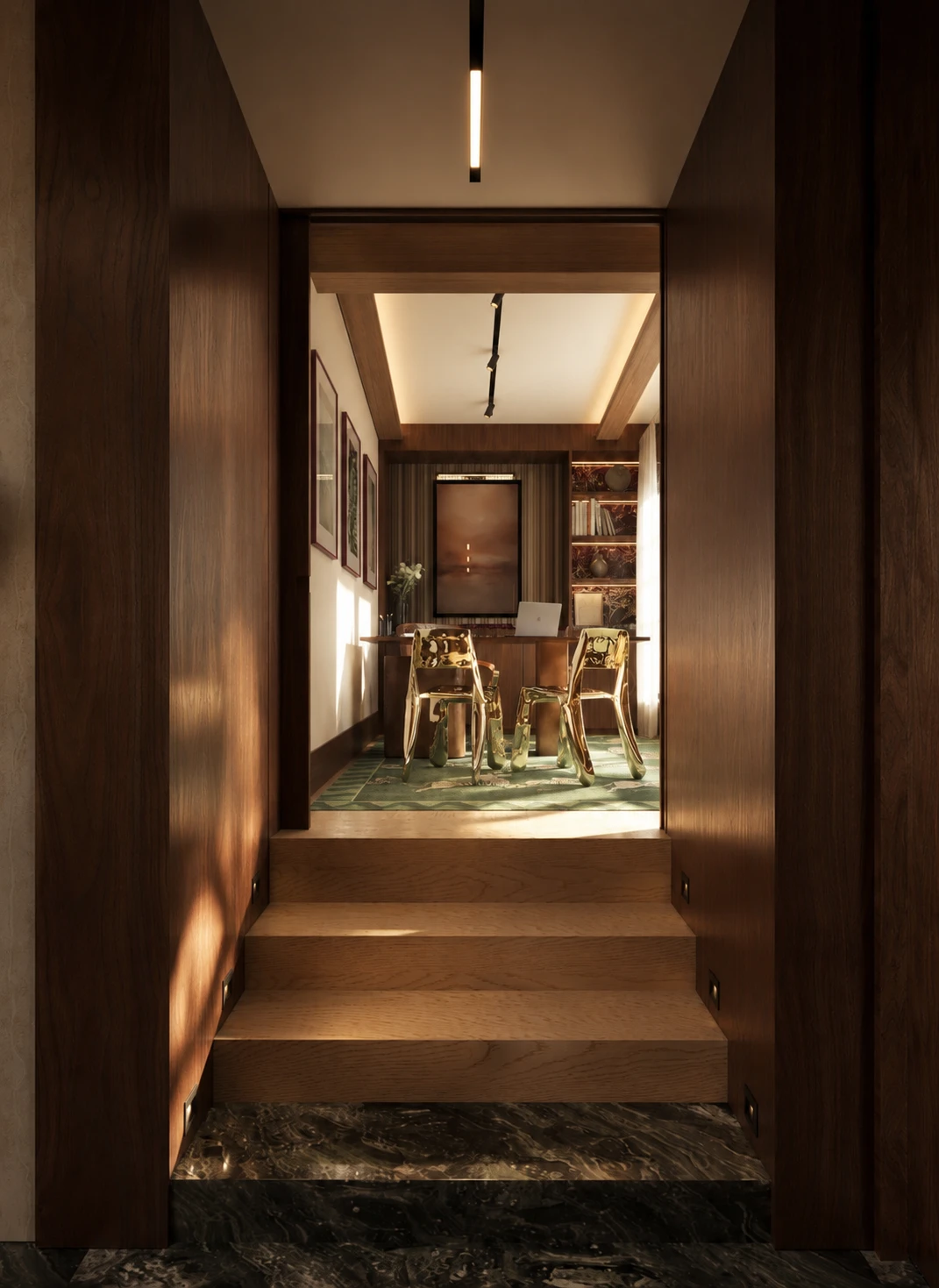 West Ridge Residence office — Lacruz Design Studio