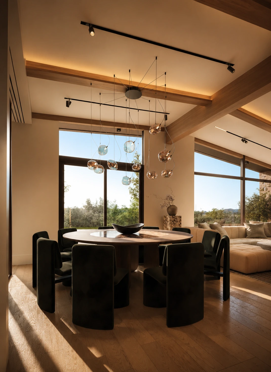 West Ridge Residence dining room — Lacruz Design Studio