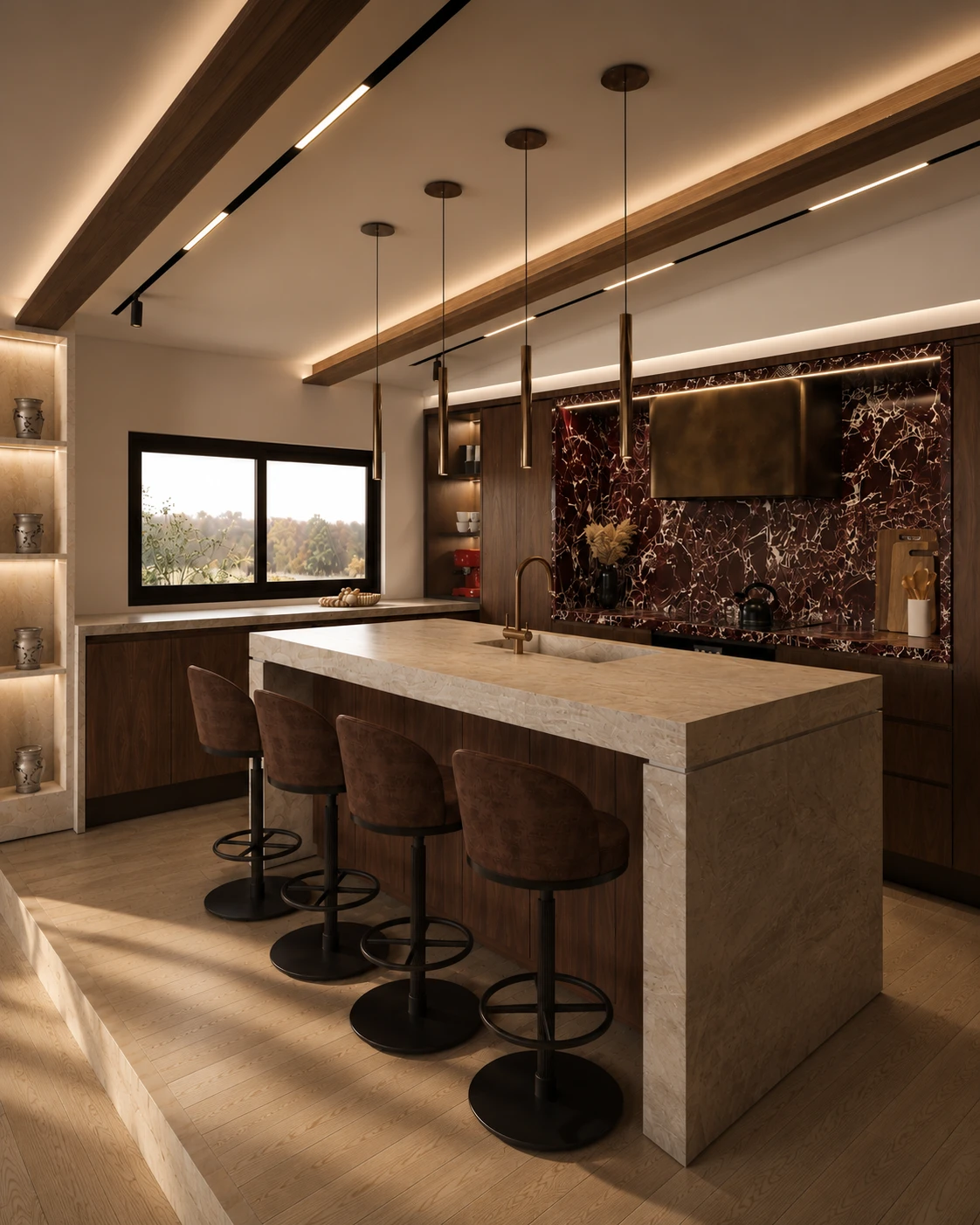 West Ridge Residence kitchen — Lacruz Design Studio