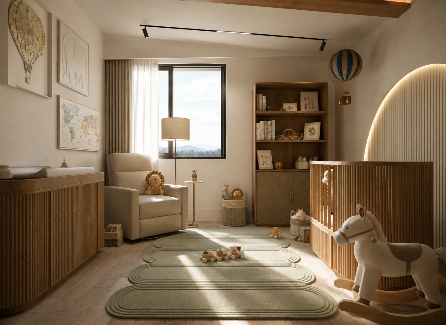 West Ridge Residence nursery — Lacruz Design Studio